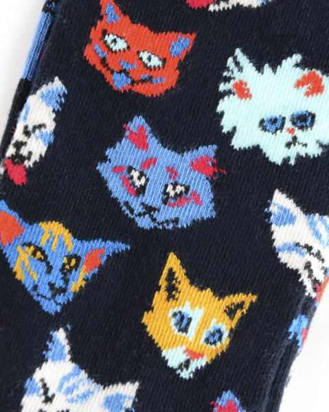 Носки Happy Socks Comb Cotton (Cats Blue 36-40)