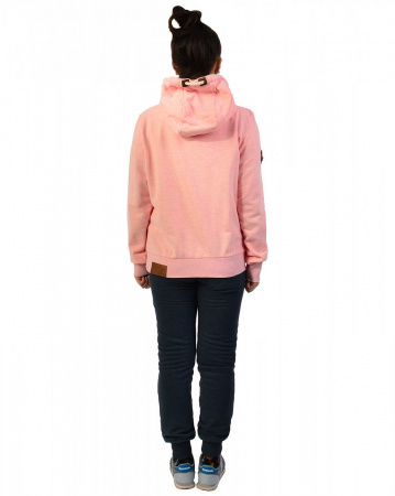 Толстовка женская с капюшоном Naketano Hier ist der Manager (Sugar Pink Melange L)