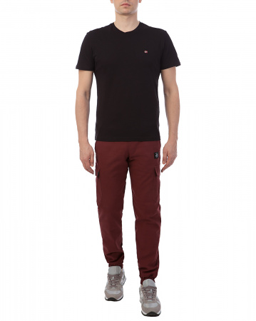 Джоггеры мужские на флисе Cool Penguin JMTL 1713W (Wine XL)