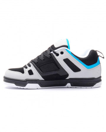 Кеды низкие мужские DVS GAMBOL (Gray Black Blue Nubuk, 7)