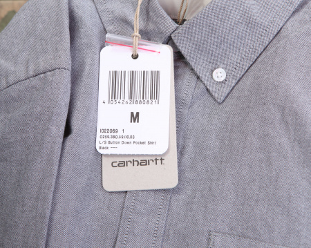 Рубашка Carhartt Publish Button Down Shirt (L серый золотой)