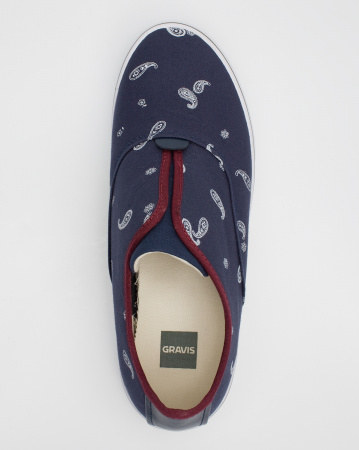 Кеды Gravis Dylan Slip On MNS (42.5 синий с узорами)