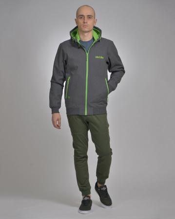 Куртка Iriedaily Sober Hooded Jacket (L темно-серый)