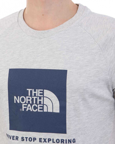 Футболка The North Face 000035557 (S серо-синий)