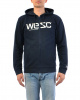 Толстовка мужская на молнии с капюшоном Wesc Wesc (S темно-синий)