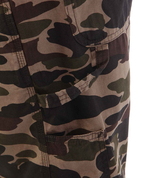 Шорты Carhartt WIP Single Knee II Anderson Cotton Canvas 6.5 Oz (31 коричневый камуфляж)