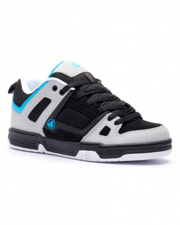 Кеды низкие мужские DVS GAMBOL (Gray Black Blue Nubuk, 10.5)