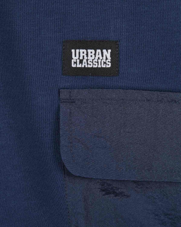 Толстовка мужская с капюшоном Urban Classics 80's Hoody TB4135 (XXL темно-синий)