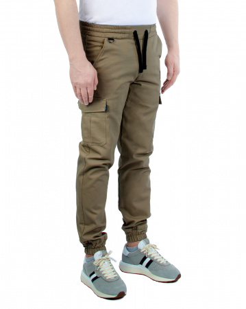 Джоггеры мужские на флисе Cool Penguin JMC 1713W (Beige 3XS)