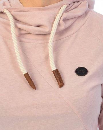 Толстовка легкая женская с капюшоном Naketano Mandy (Dusty Pink XS)