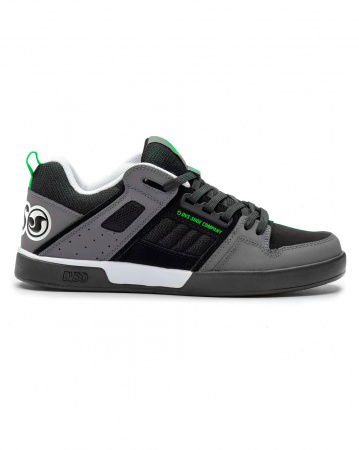 Кеды низкие мужские DVS COMANCHE 2.0+ (Black Charcoal Lime Nubuck, 10.5)