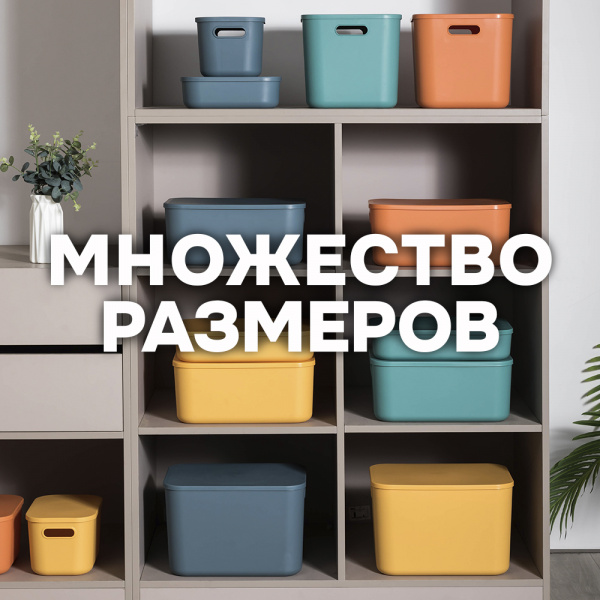 Контейнер АЛИ ЧАЙНА, SH179, 7.2 L (7.2 L синий высокий маленький)