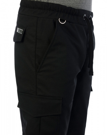 Джоггеры мужские на флисе Cool Penguin JMR 1713W (Black 3XL черный)