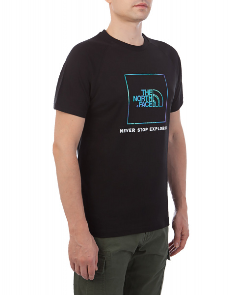 Футболка мужская The North Face Metallic Brand Print Iridiscent (XS черный)