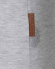 Толстовка легкая женская свитшот Naketano Glitzikrokette (S серый золотой)