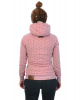Толстовка женская на молнии с капюшоном Naketano Brazzo Ankerdizzel (Schmutzmuschi Pink XS)