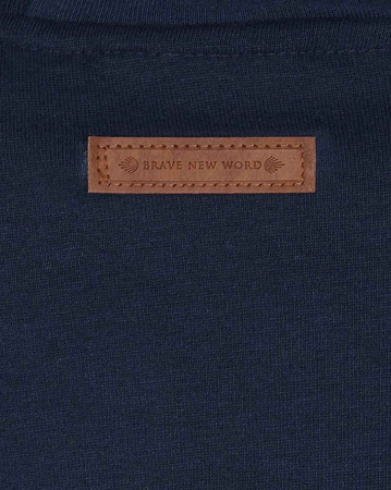 Толстовка женская с капюшоном Naketano Las Ma Ficking Machen (S темно-синий)