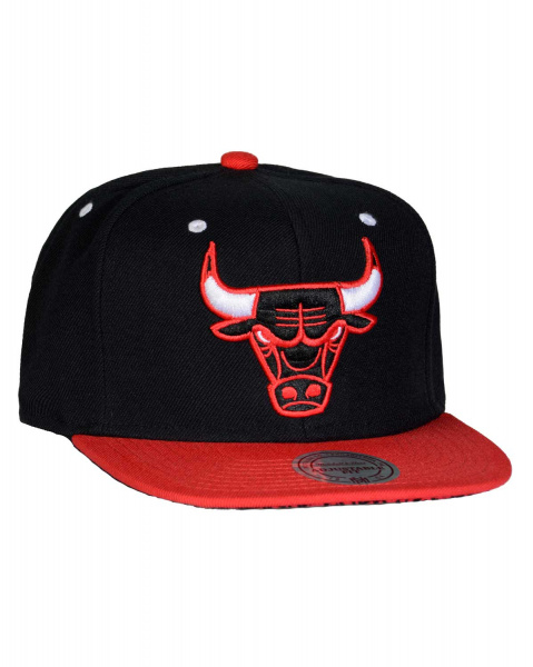 Бейсболка прямая Mitchell and Ness NP12Z 2 TONE ELEPHANT FLOCK (Chicago Bulls Black)
