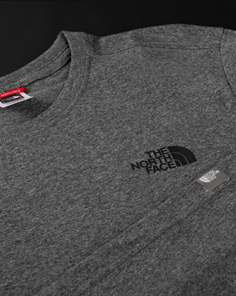 Футболка The North Face Back Box Print (Dark Grey Short-Sleeve Black Box M)