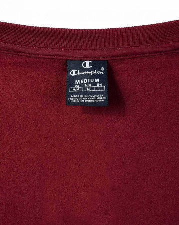 Толстовка свитшот Champion Authentic American EM006 RS509 (M бордовый)