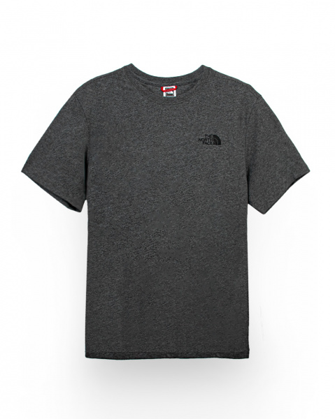 Футболка The North Face Back Box Print (Dark Grey Short-Sleeve Black Box M)