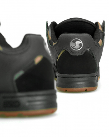 Кеды низкие мужские DVS MILITIA (BLACK CAMO LEATHER MENS, 11.5)