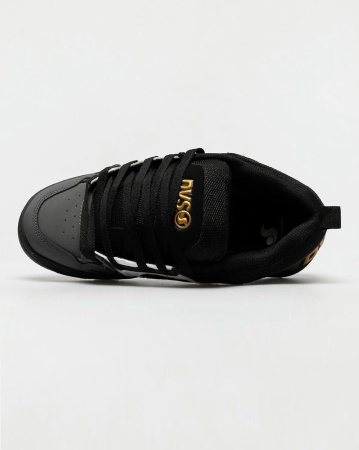 Кеды низкие мужские DVS COMANCHE (Black White Charcoal Nubuk, 11.5)