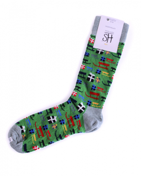 Носки Happy Socks Tree (47-51 зеленый)