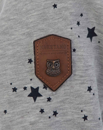 Толстовка женская с капюшоном Naketano Darthovic Mega Star (Grey L)