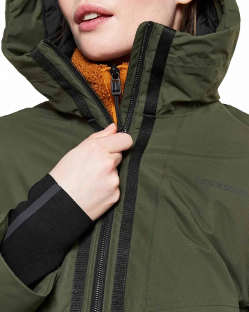 Куртка женская Didriksons Aino 504309 (300 тёмно-зелёный, 38)