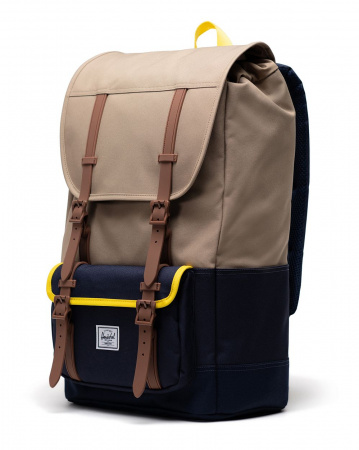 Рюкзак Herschel Little America Pro (KELP/PEACOAT/CYBER YELLOW/SADDLE)