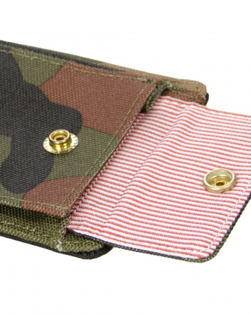 Кошелек Herschel Roy + Coin XL RFID 10404 (Black/Woodland Camo OS)