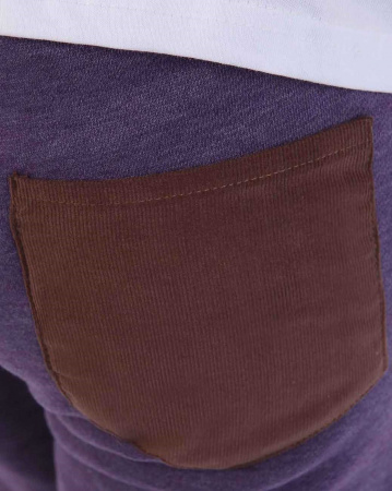 Джоггеры женские Naketano Two Ton Pocket Double Ton (S фиолетовый)