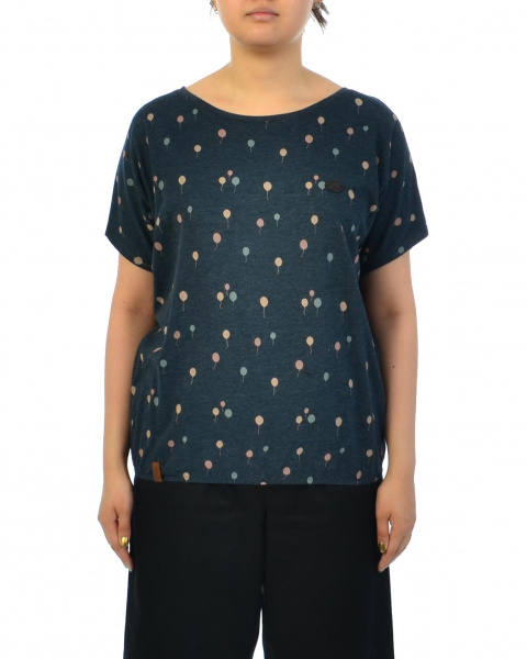 Футболка женская Naketano Eirberg Polka (L синий индиго)