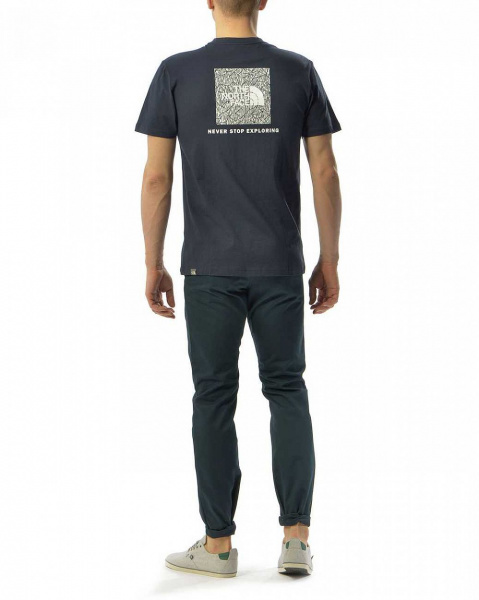 Футболка The North Face Back Box (XS темно-синий)