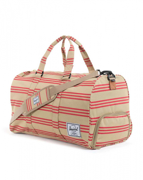 Сумка Herschel Novel Stripe (40 L красно-бежевый)
