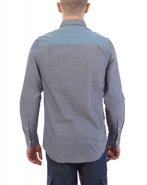 Рубашка Wesc, C1, Lamar Men's l/s Shirt (L синий)