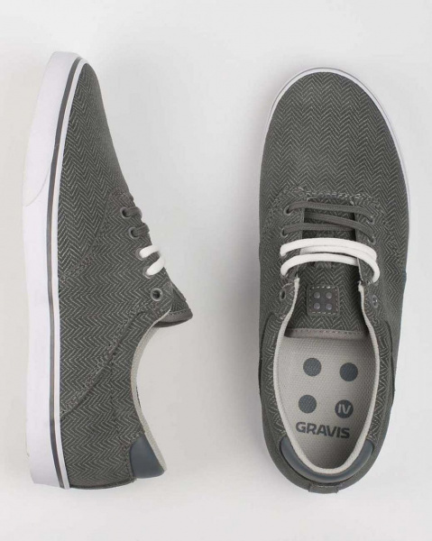 Кеды Gravis Filter Suede (42.0 серый золотой)
