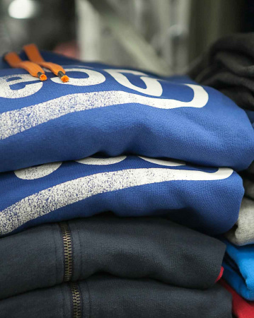 Толстовка мужская свитшот Wesc Franchise (M синий)