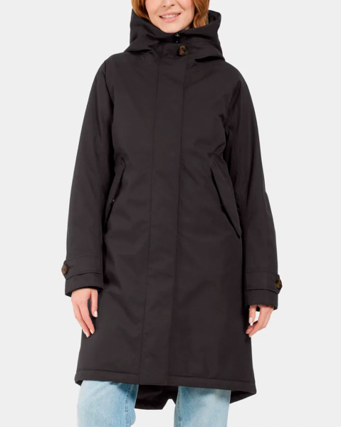 Куртка женская Didriksons Luna 505575 (060, Black, 44)