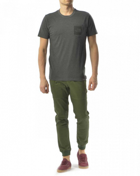 Футболка The North Face Classic Pocket (S серый золотой)