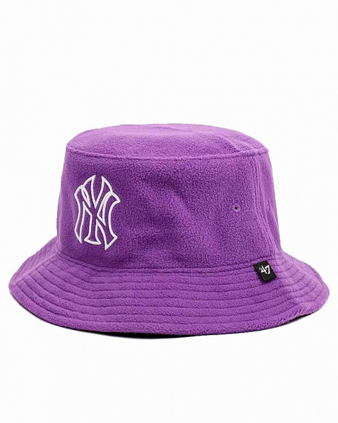 Панама FLEECE BUCKET New York Yankees B-FLCBK17PFF-BV (OS Bright Purple)