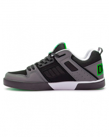 Кеды низкие мужские DVS COMANCHE 2.0+ (Black Charcoal Lime Nubuck, 10)