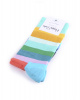 Носки Happy Socks Comb Cotton (Stripes Turquoise 41-46)