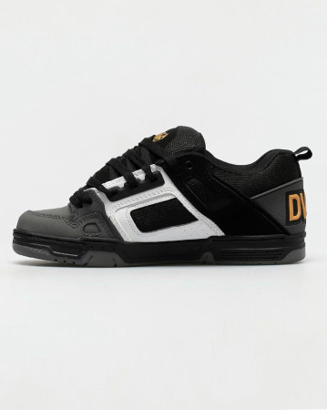 Кеды низкие мужские DVS COMANCHE (Black White Charcoal Nubuk, 11.5)