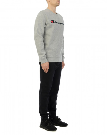 Толстовка свитшот Champion Authentic American YS016 - EM006 (S серый золотой)