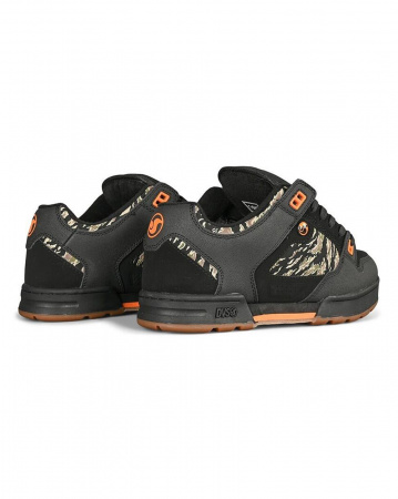 Кеды низкие мужские DVS MILITIA (BLACK JUNGLE CAMO NUBUCK, 14.0)
