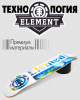 Дека Element Canada 8.25 с покрытием 4 (9 белый голубой 8.25)
