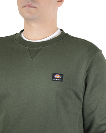 Толстовка мужская свитшот Dickies Mount Vista Sweatshirt (Olive, XS)