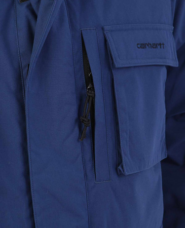Пуховик Carhartt WIP Bering Parka (L голубой)